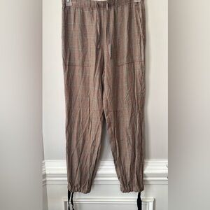 Rag&Bone  Women’s Beige Houndstooth Joggers Size M